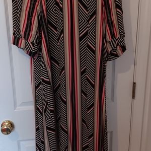 Anthropologie dress, multi-color, size